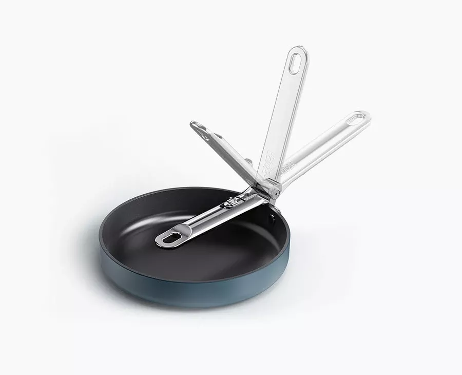 Joseph Joseph Space Folding Handle Ceramic Non-stick 8″ Blue Frying Pan