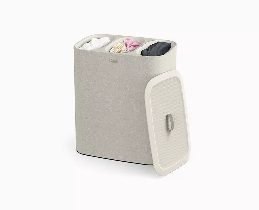 Joseph Joseph Tota Trio 90L Ecru Laundry Separation Basket