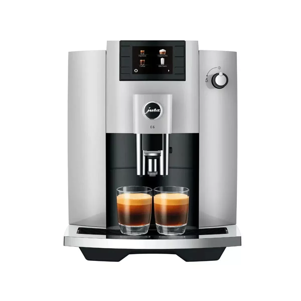 Jura E6 Super Automatic Coffee Machine Platinum - (Model 15465)