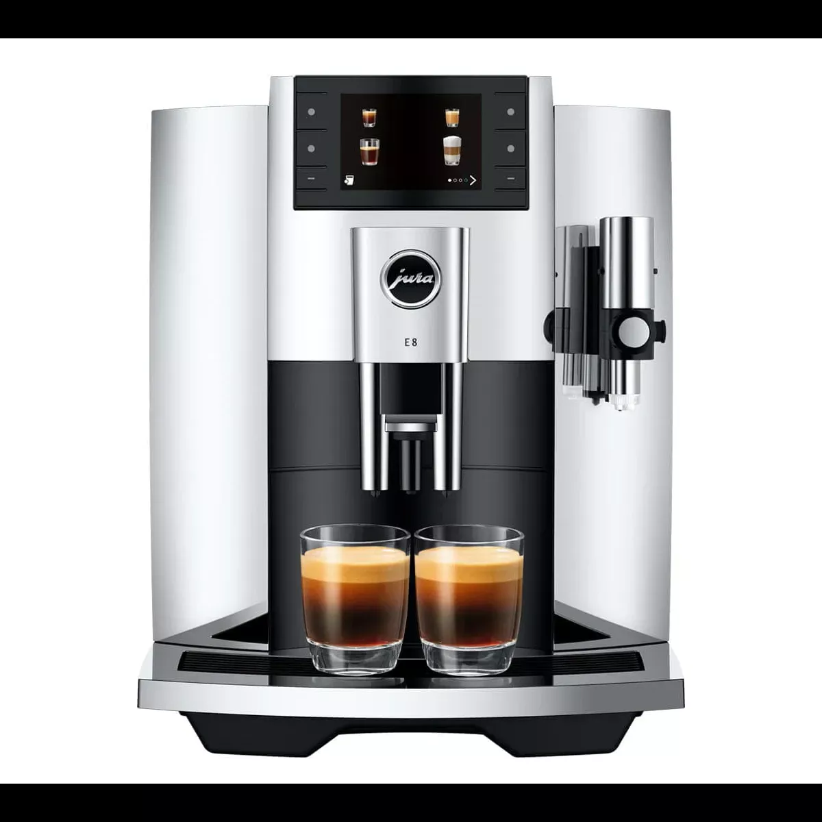 Jura E8 Chrome Automatic Coffee Machine 15646