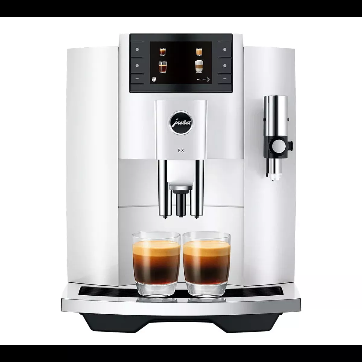 Jura E8 Piano White Automatic Coffee Machine 15683