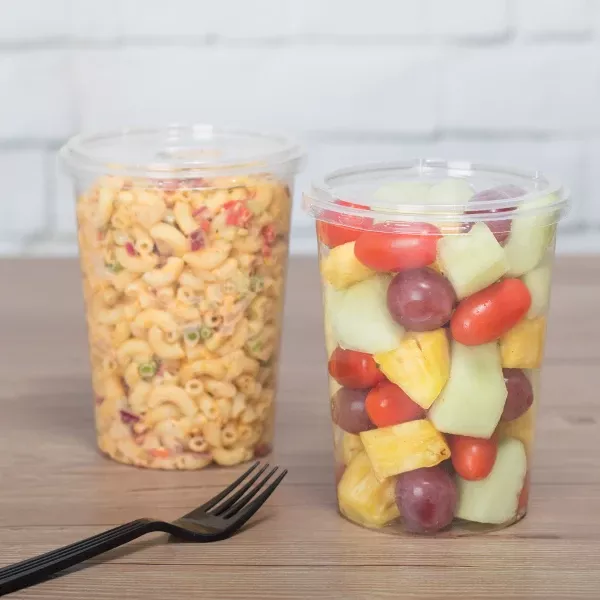 Karat Earth 32oz Eco-Friendly PLA Round Deli Container (117mm) - 500 pcs