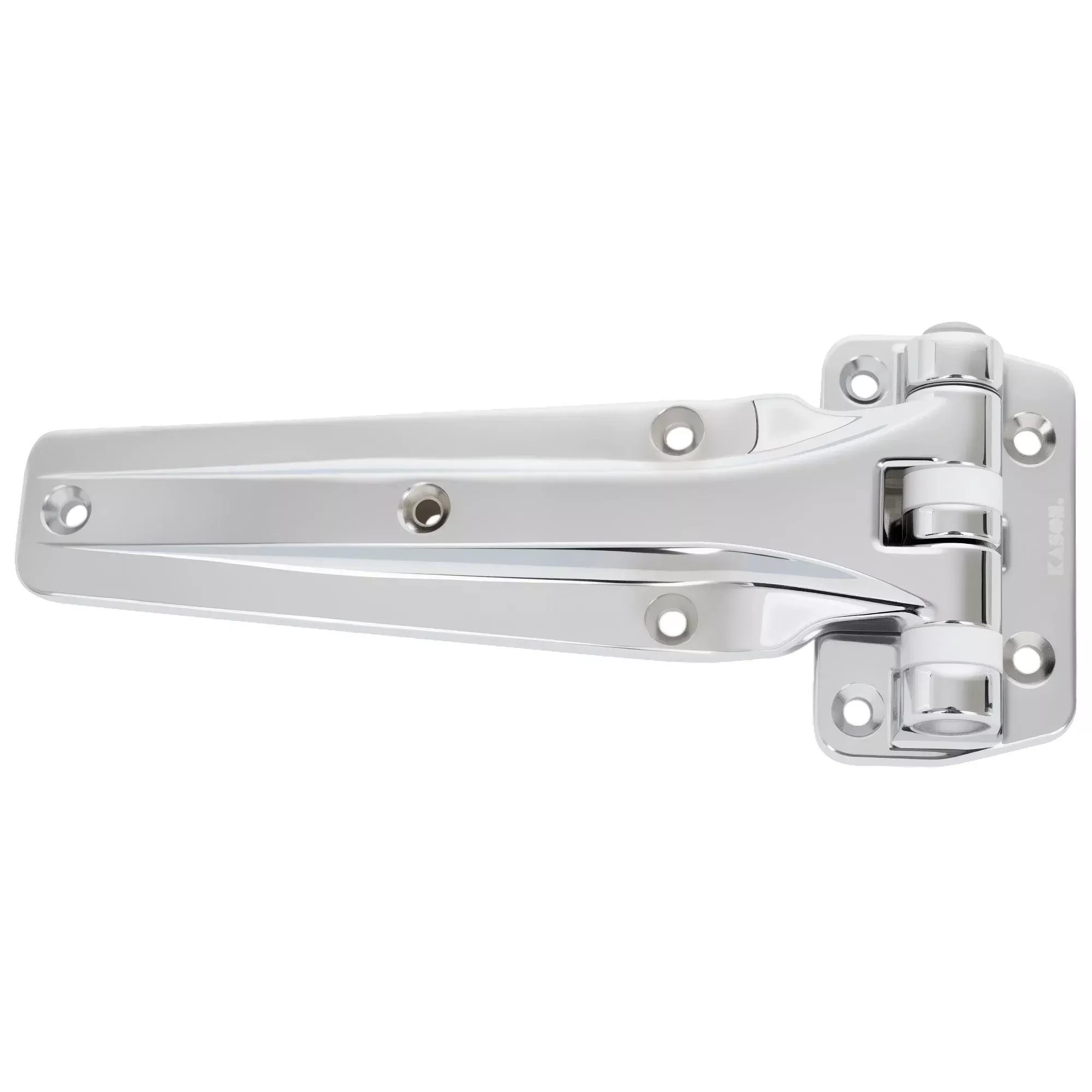 Kason 1241 Double Knuckle Hinge, Chrome Finish, Heavy Duty Reversible