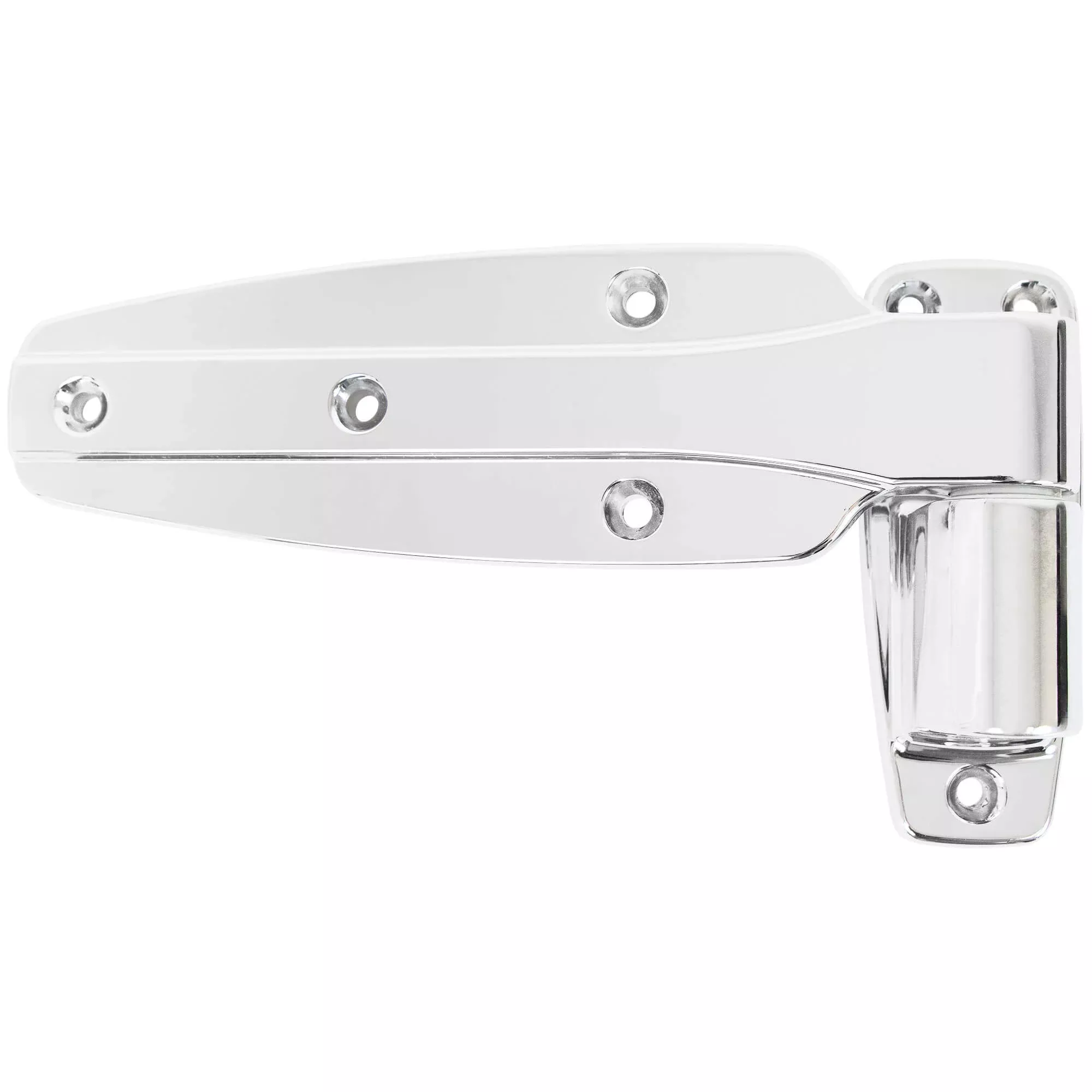 Kason 1245 Reversible Cam-Rise Walk-in Hinge, Chrome Finish