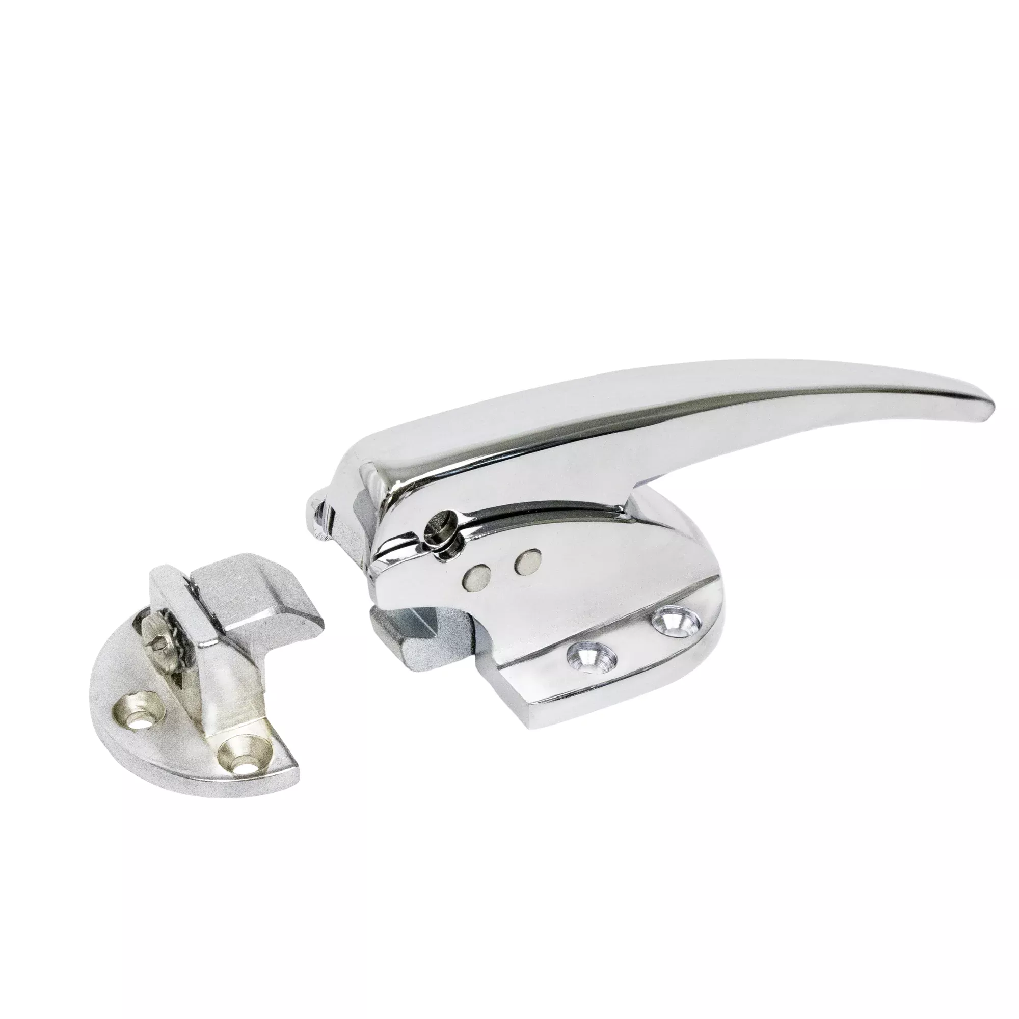 Kason 930 Trigger Action Latch with Adjustable Strike, Polished Chrome
