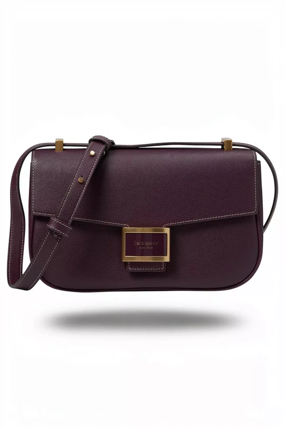Kate Spade New York Katy Medium Convertible Shoulder Bag – Deep Cherry