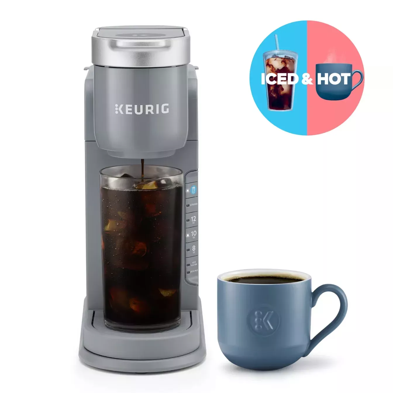 Keurig K-Slim + Ice Single Serve Coffee Maker (Grey)