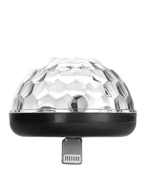 Kikkerland Phone Disco Light – Black