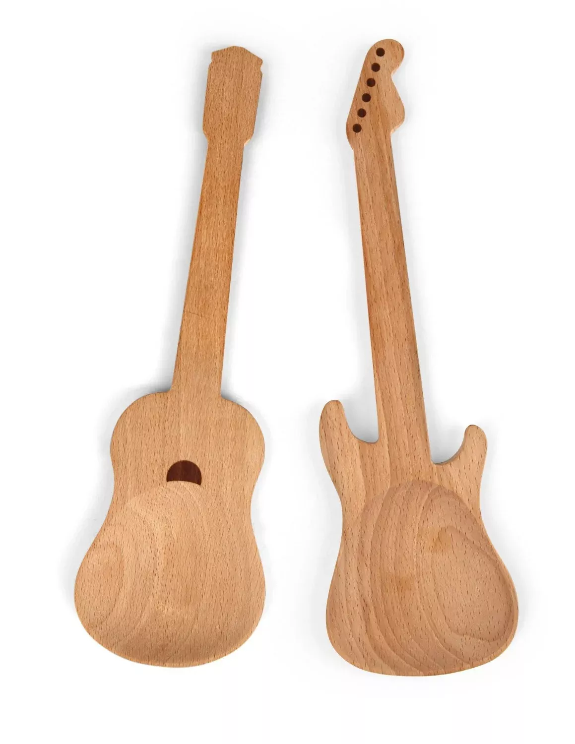 Kikkerland Rockin' Spoon Salad Servers – Set of 2