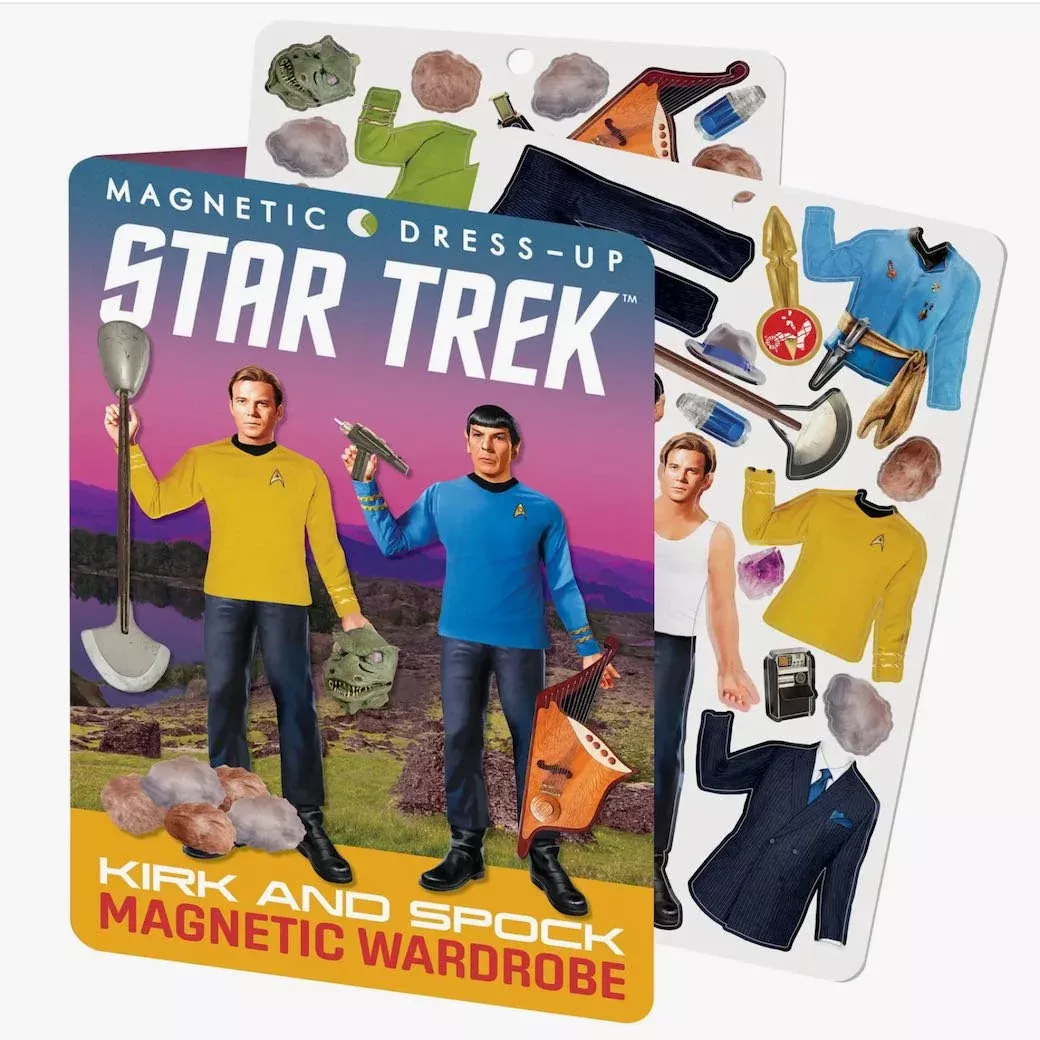 Kirk & Spock Star Trek Magnetic Dress-Up Set