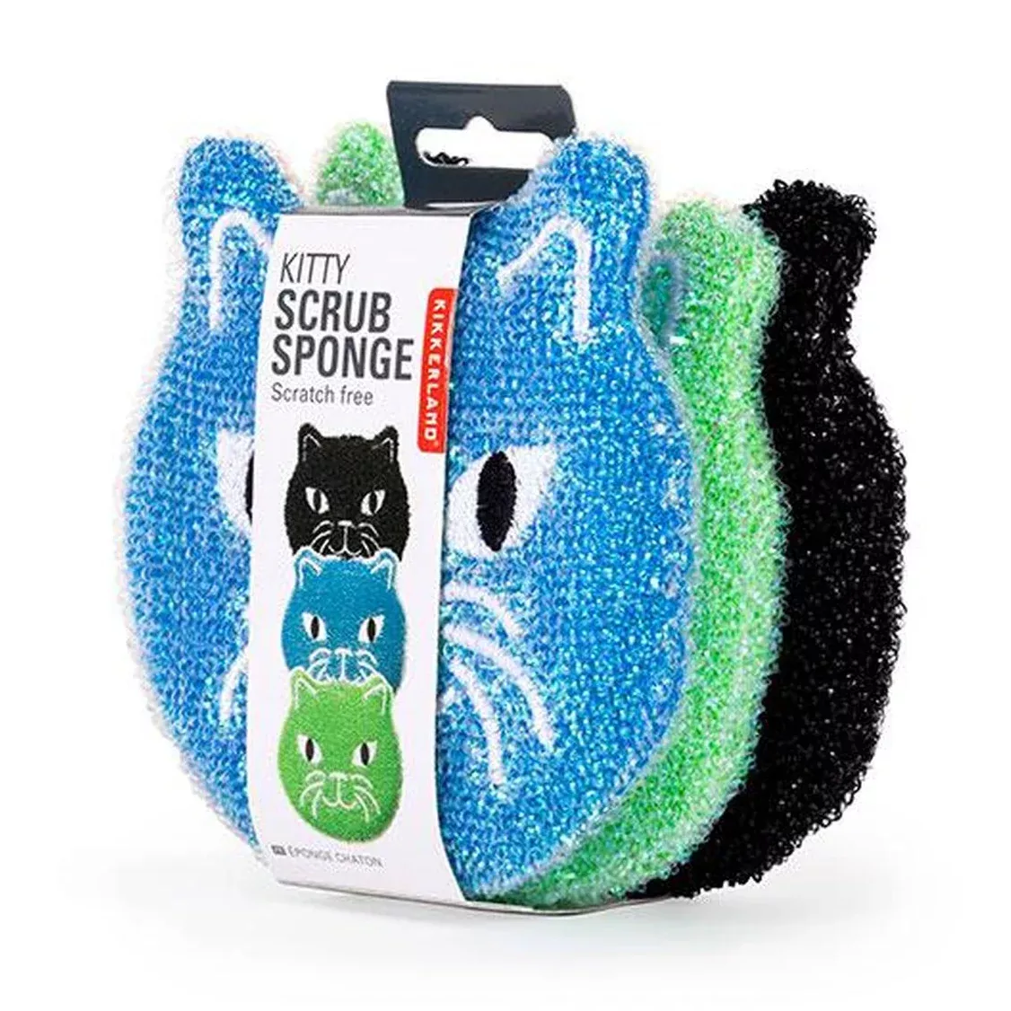 Kitty Scrub Sponges – Set of 3