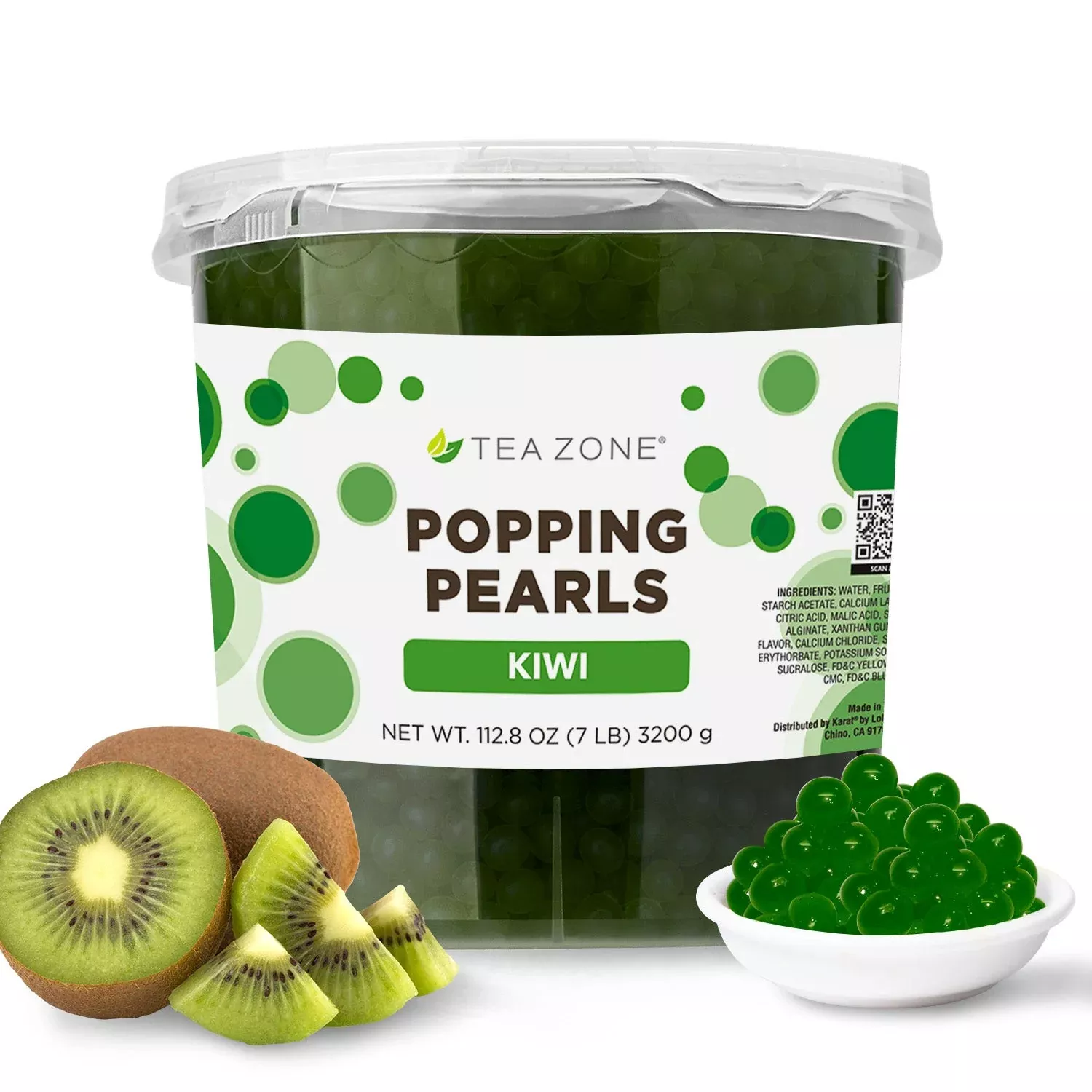 Kiwi POPPING PEARLS™ - Jar (7 lb)