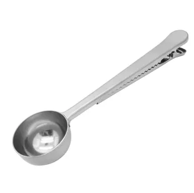 Krome Coffee scoop with bag clip vibrant gold