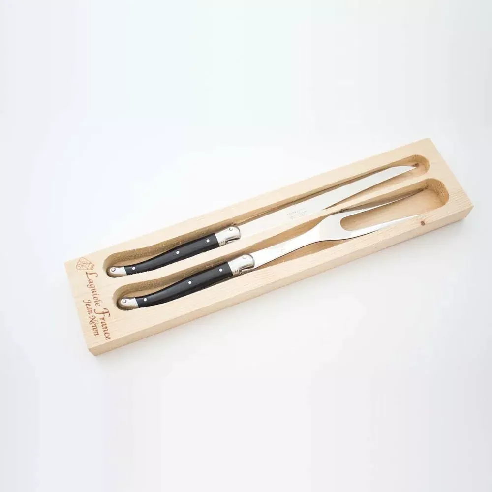 Laguiole Ebony Carving Set