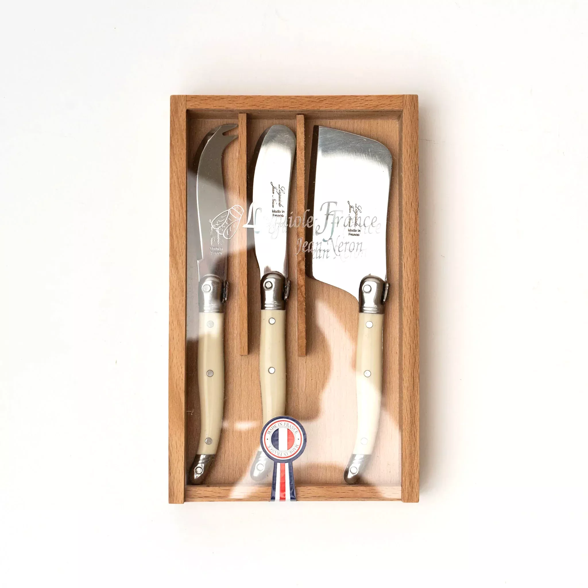 Laguiole Mini Ivory Cheese Set