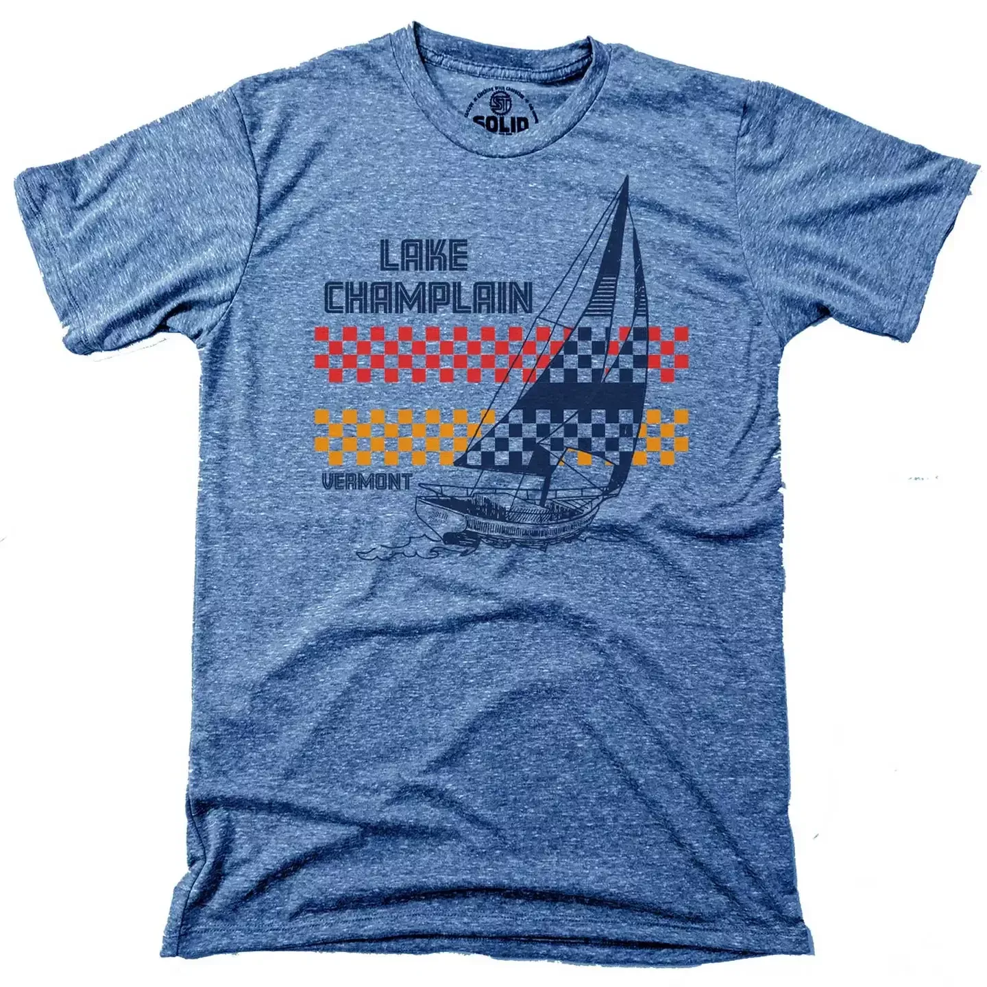 Lake Champlain Vermont Sailboat T-Shirt