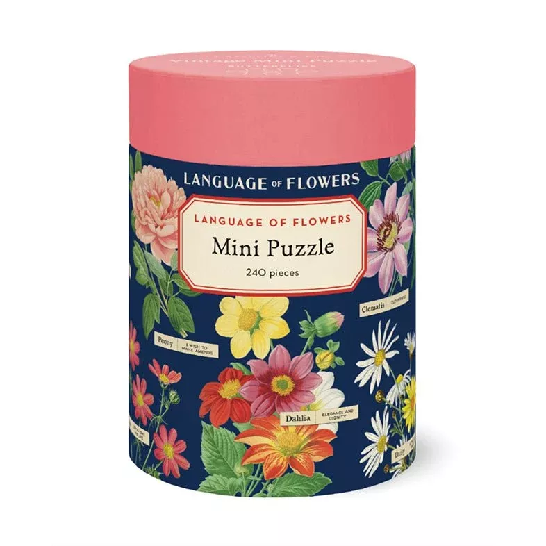 Language of Flowers Mini Puzzle 240-Piece Jig Saw Puzzle