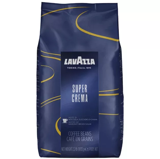 Lavazza Super Crema Coffee Beans 2.2lb Bag