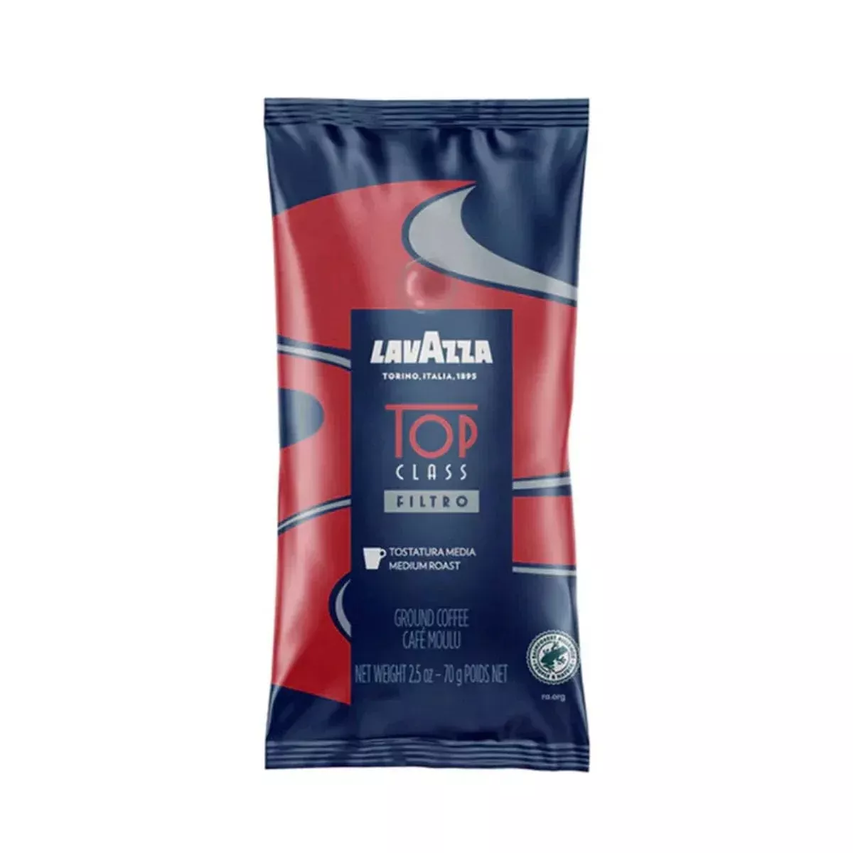Lavazza Top Class Ground Coffee Pillow Pack 2.5oz/70g (Box of 18)