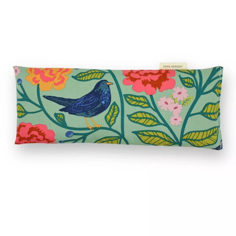 Lavender Eye Pillow Birds on Sage