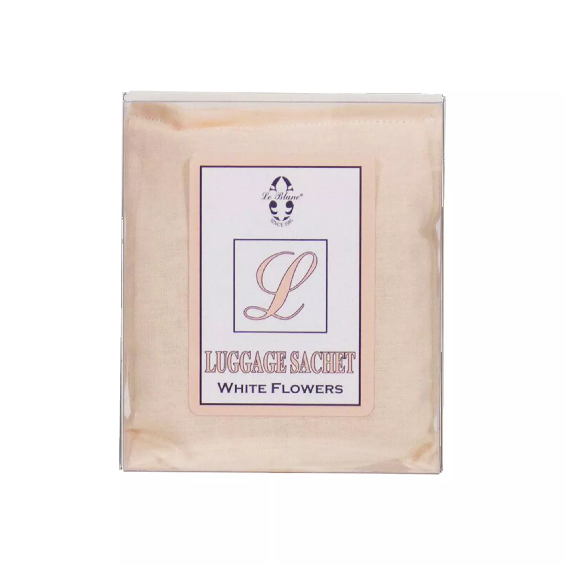 Le Blanc Luggage Sachet 2-Pack – White Flowers