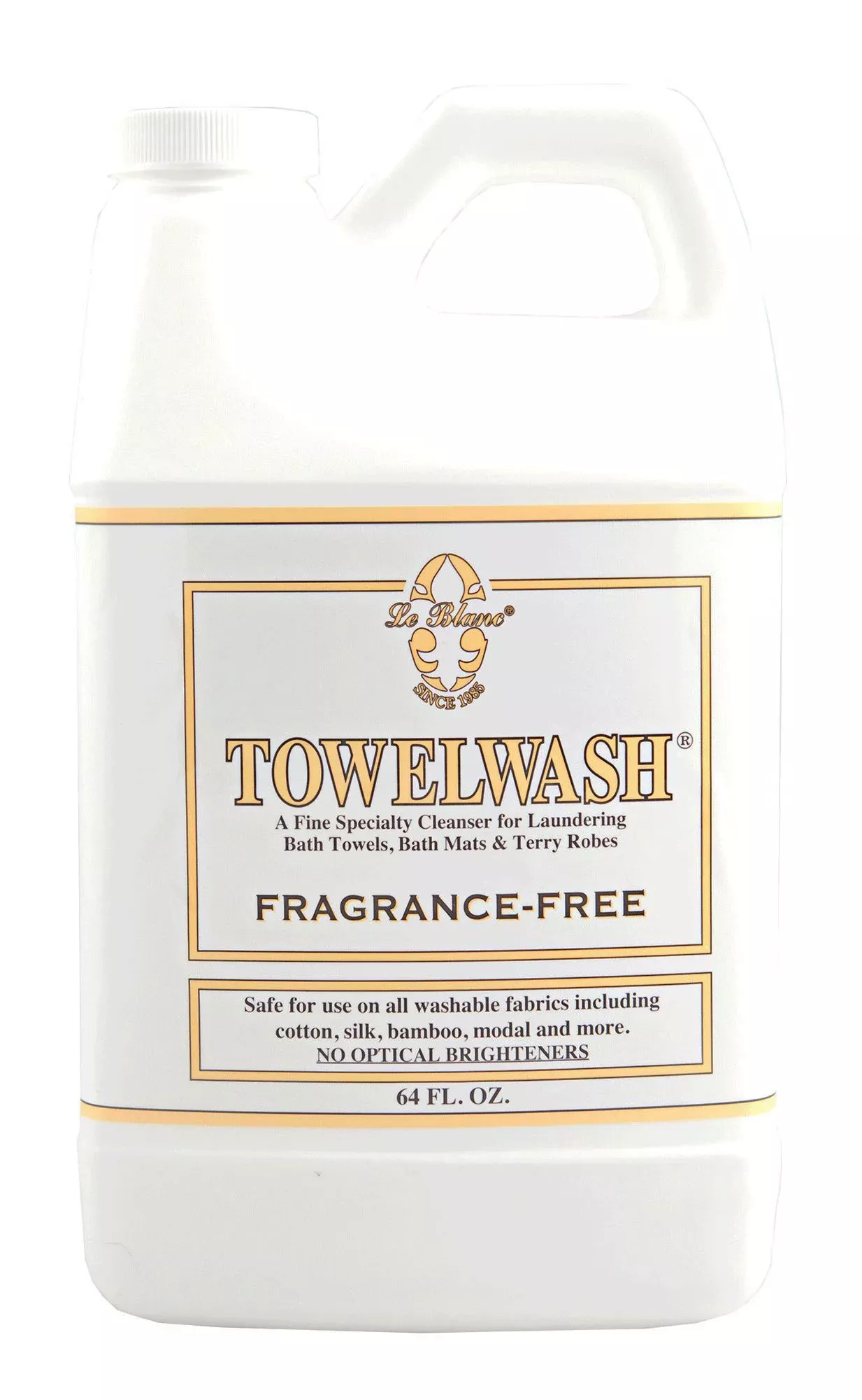 Le Blanc Towel Wash Fragrance Free – 64oz