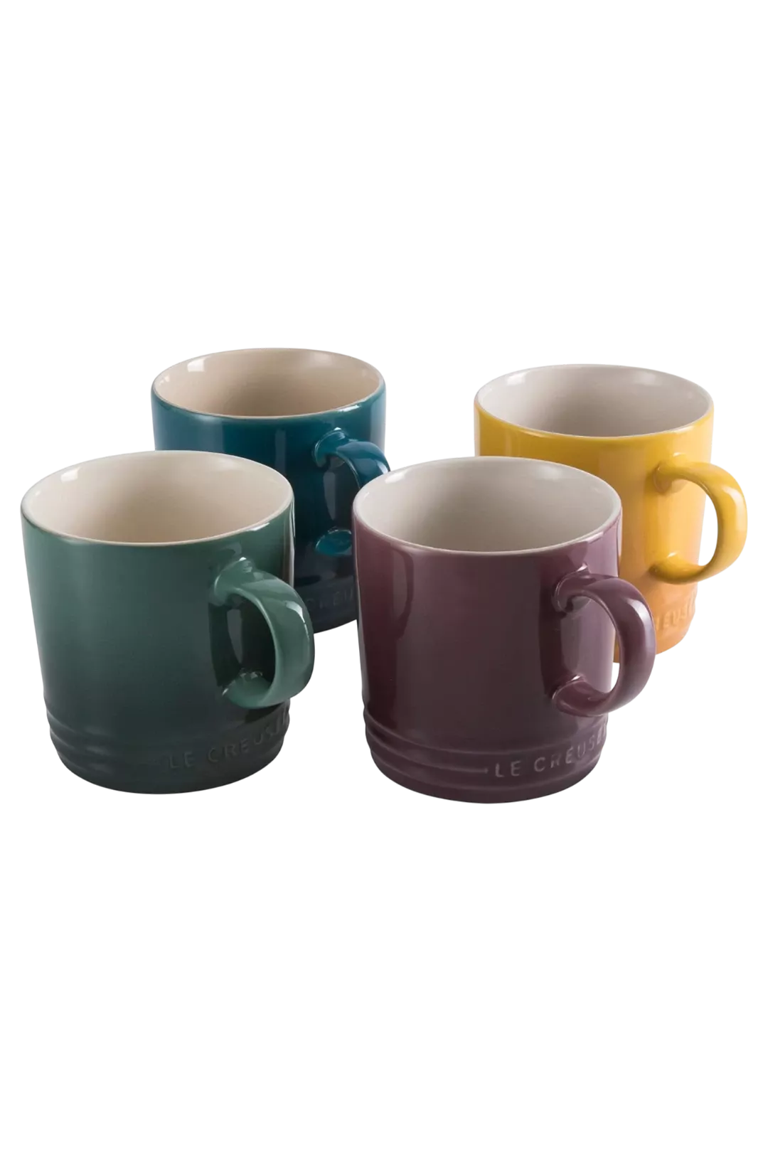 Le Creuset Botanique Collection Mug Set of 4 – 350ml Stoneware