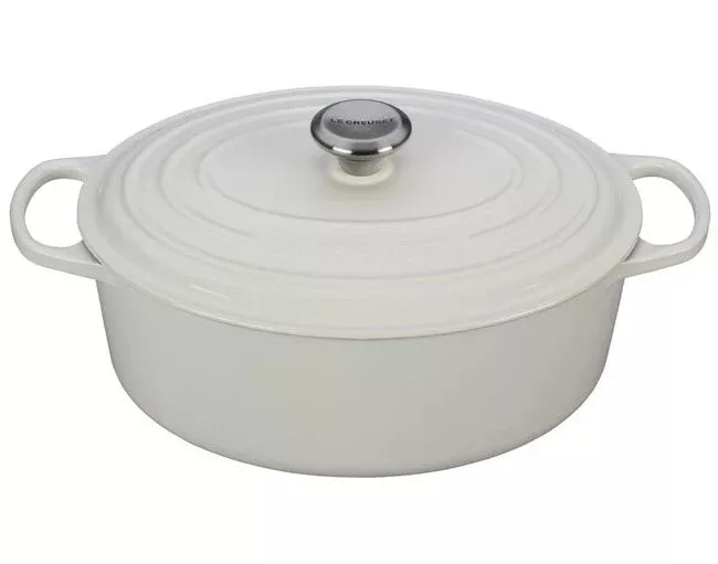 Le Creuset Oval Dutch Oven – 6.75 QT – White