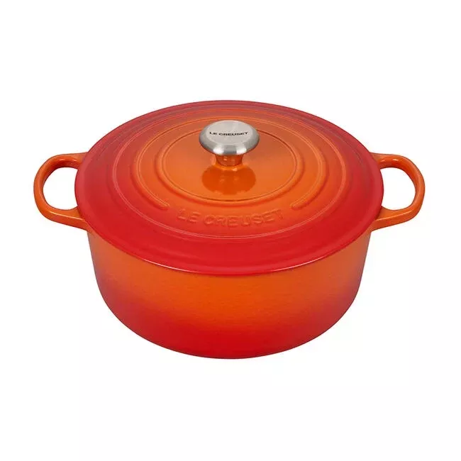 Le Creuset Round Dutch Oven – 7.25QT – Flame