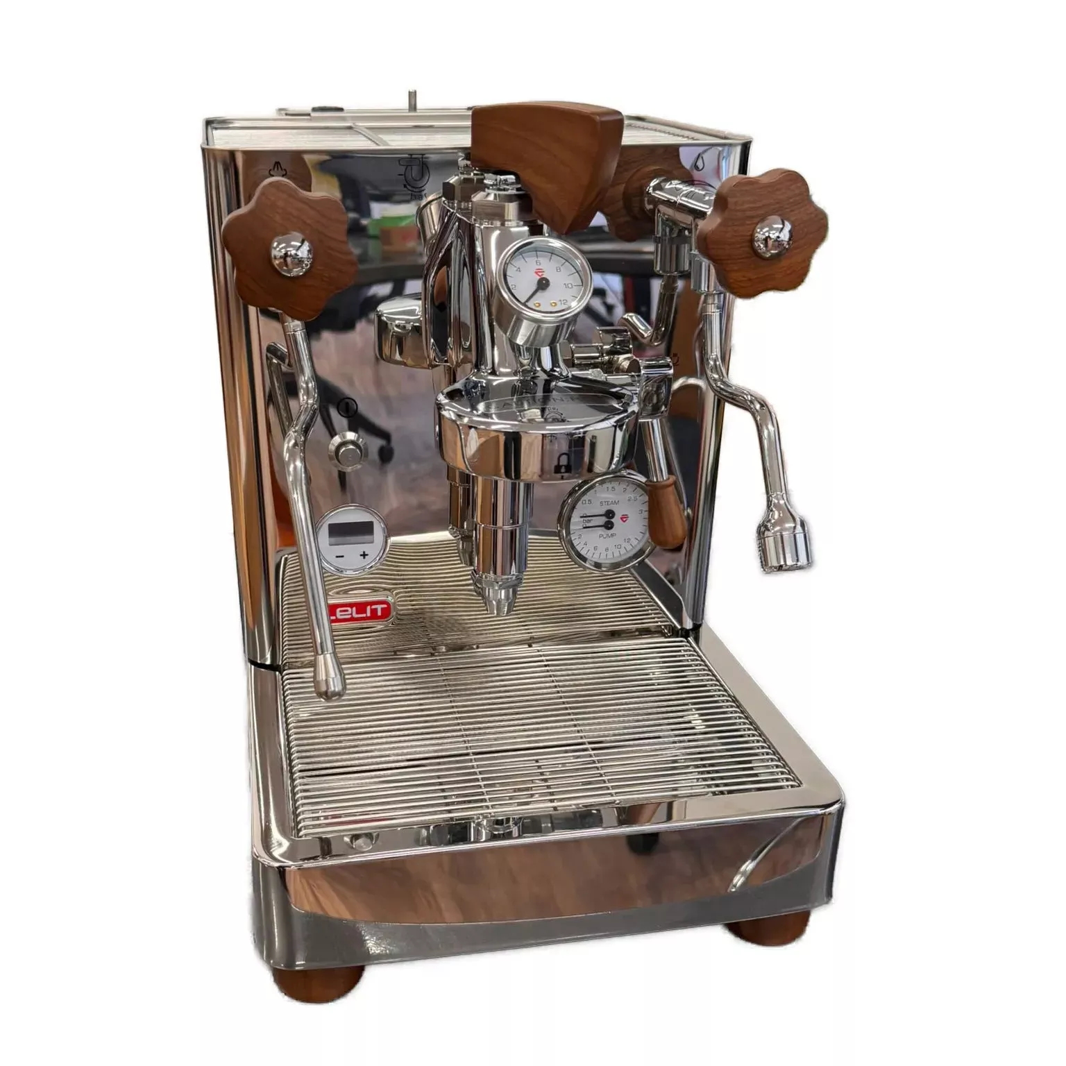 Lelit Bianca 3 Semi-Automatic Dual-Boiler E61 Espresso Machine with PID PL162T Version 3 (Stainless Steel)