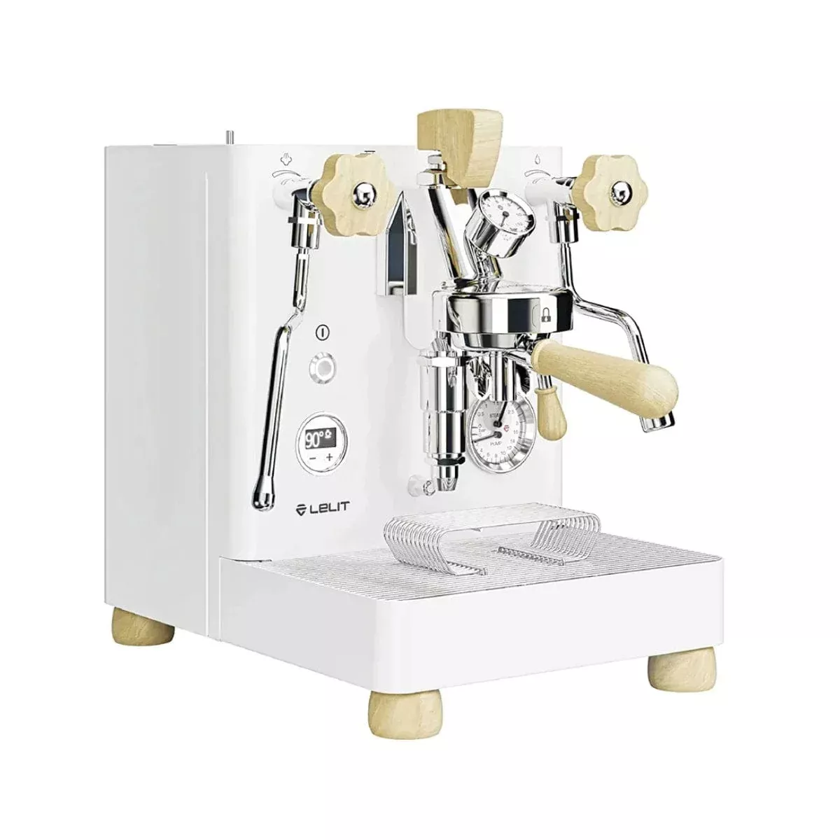 Lelit Bianca 3 Semi-Automatic Dual-Boiler E61 Espresso Machine with PID PL162TCW (Version 3) White