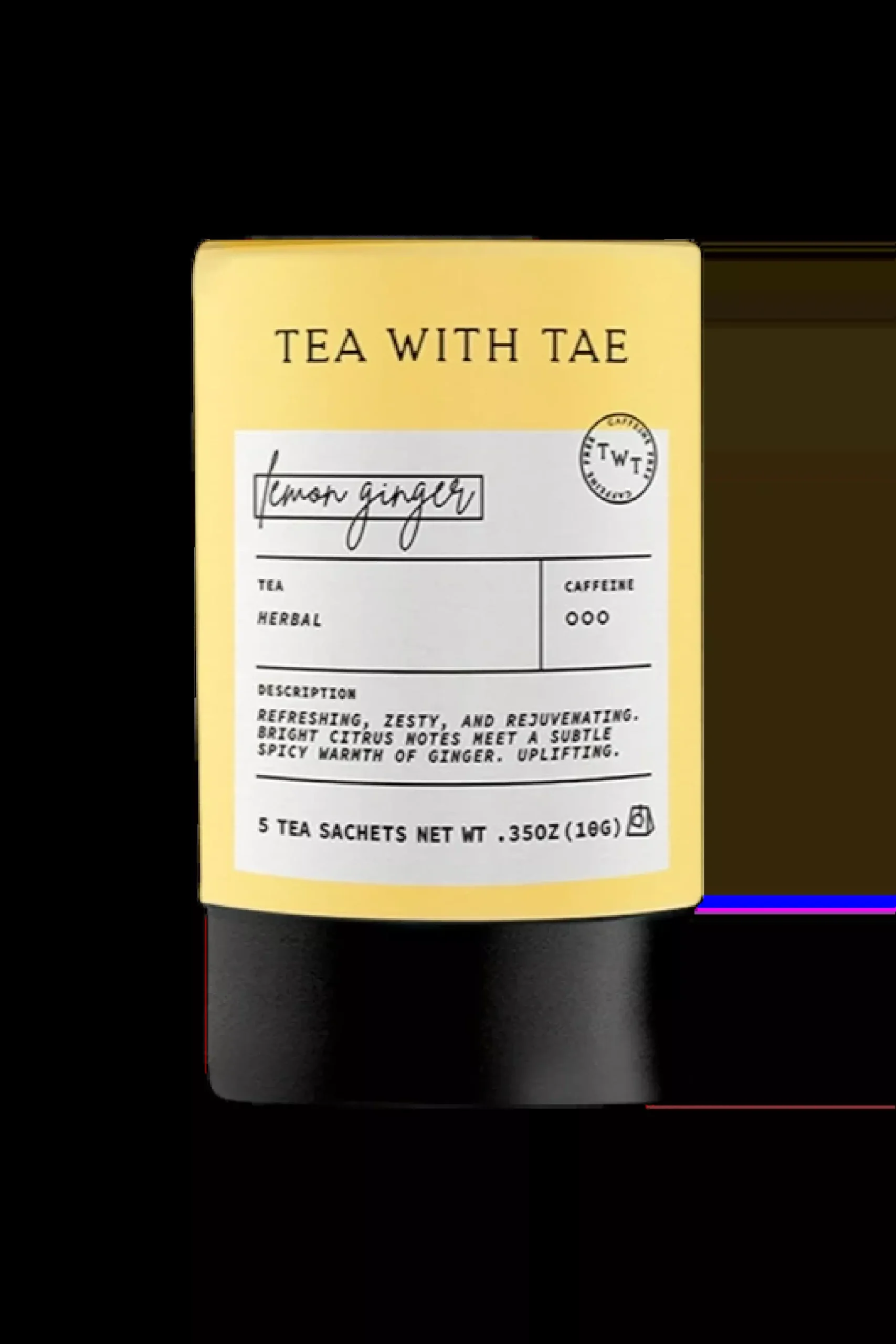 Lemon Ginger Herbal Tea Mini Tube