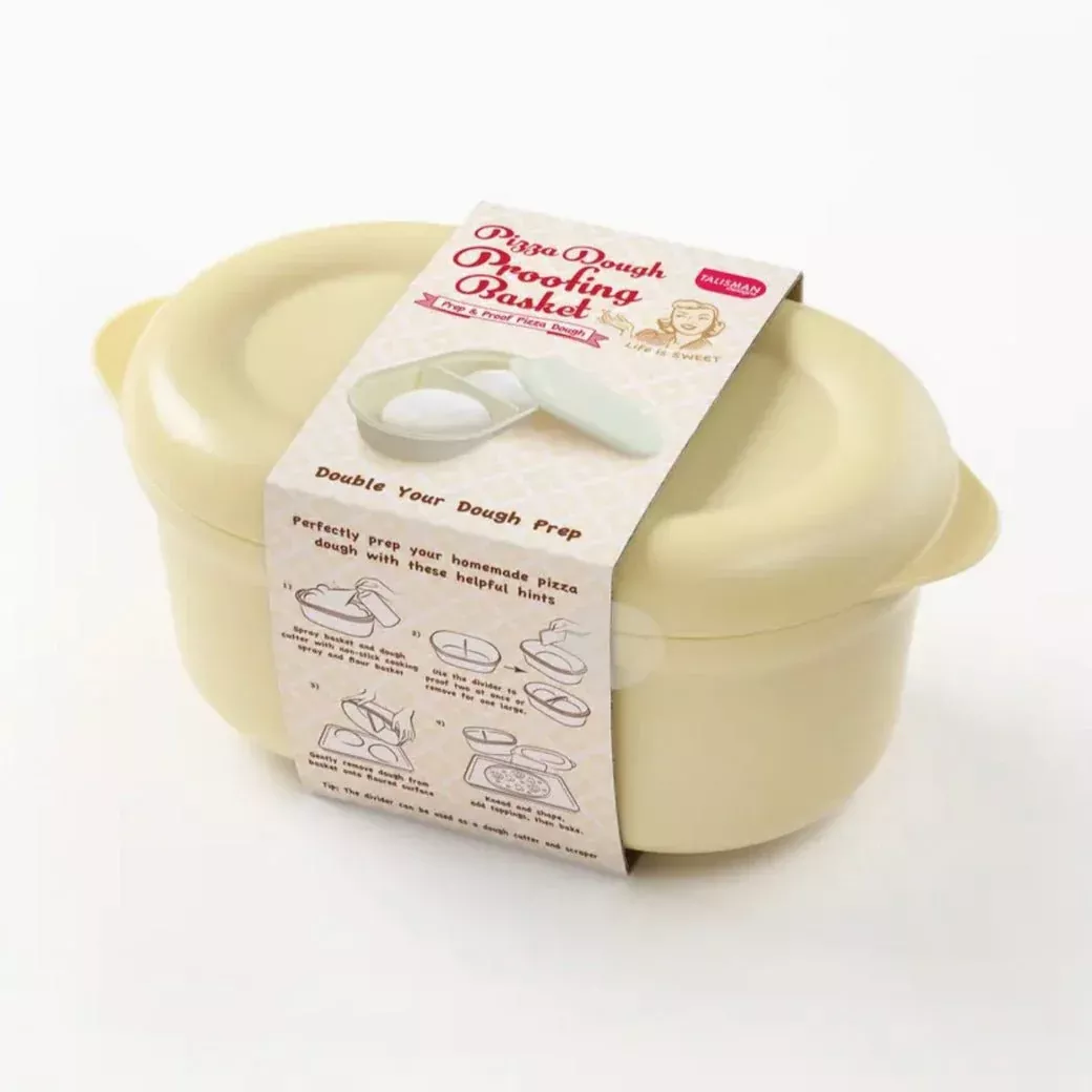Lidded Pizza Dough Proofing Basket