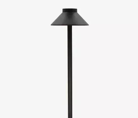 Lumien A5A4-4W Black Aluminum Path Light, Flat Top, 4 Watts