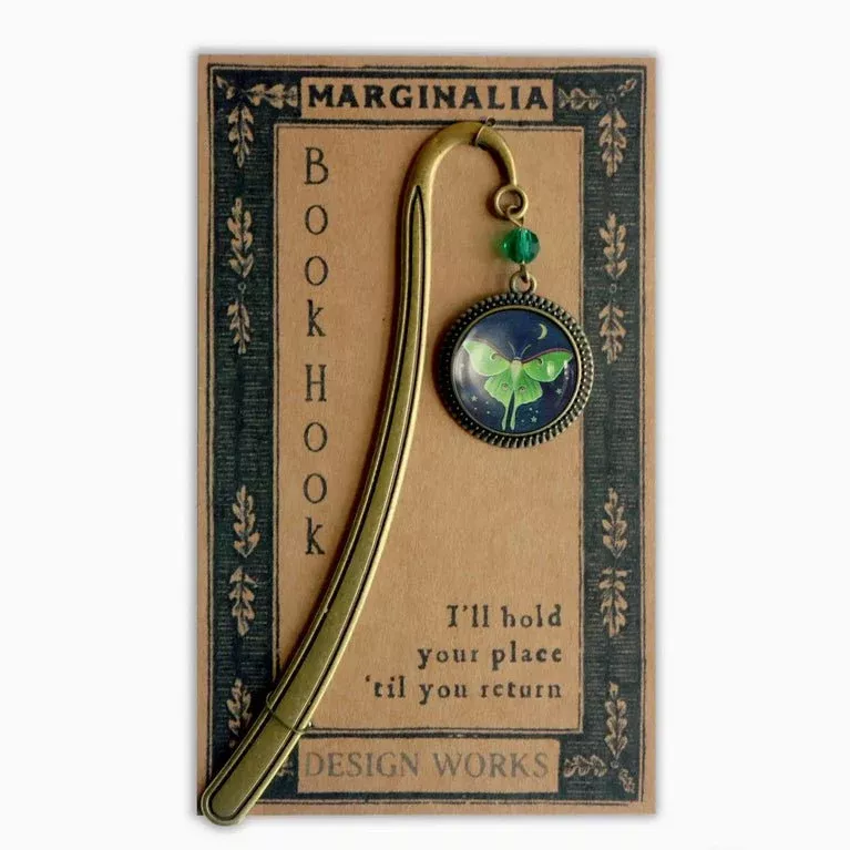 Luna Moth Book Hook Bookmark