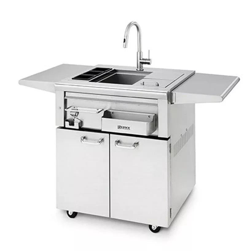 Lynx 30-Inch Freestanding Cocktail Station With Sink & Ice Bin Cooler