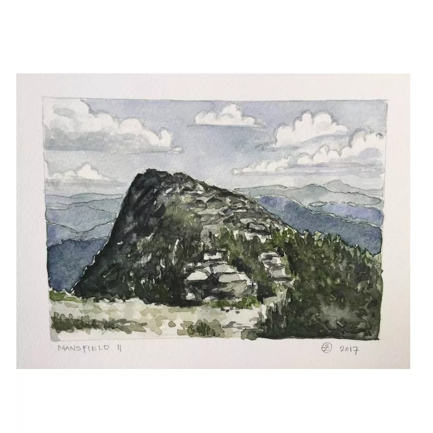 Mansfield II Watercolor Print