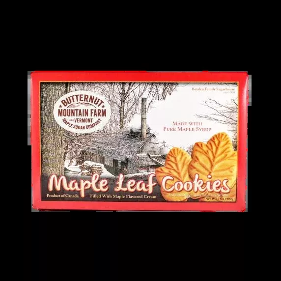 Maple Leaf Sandwich Cookies