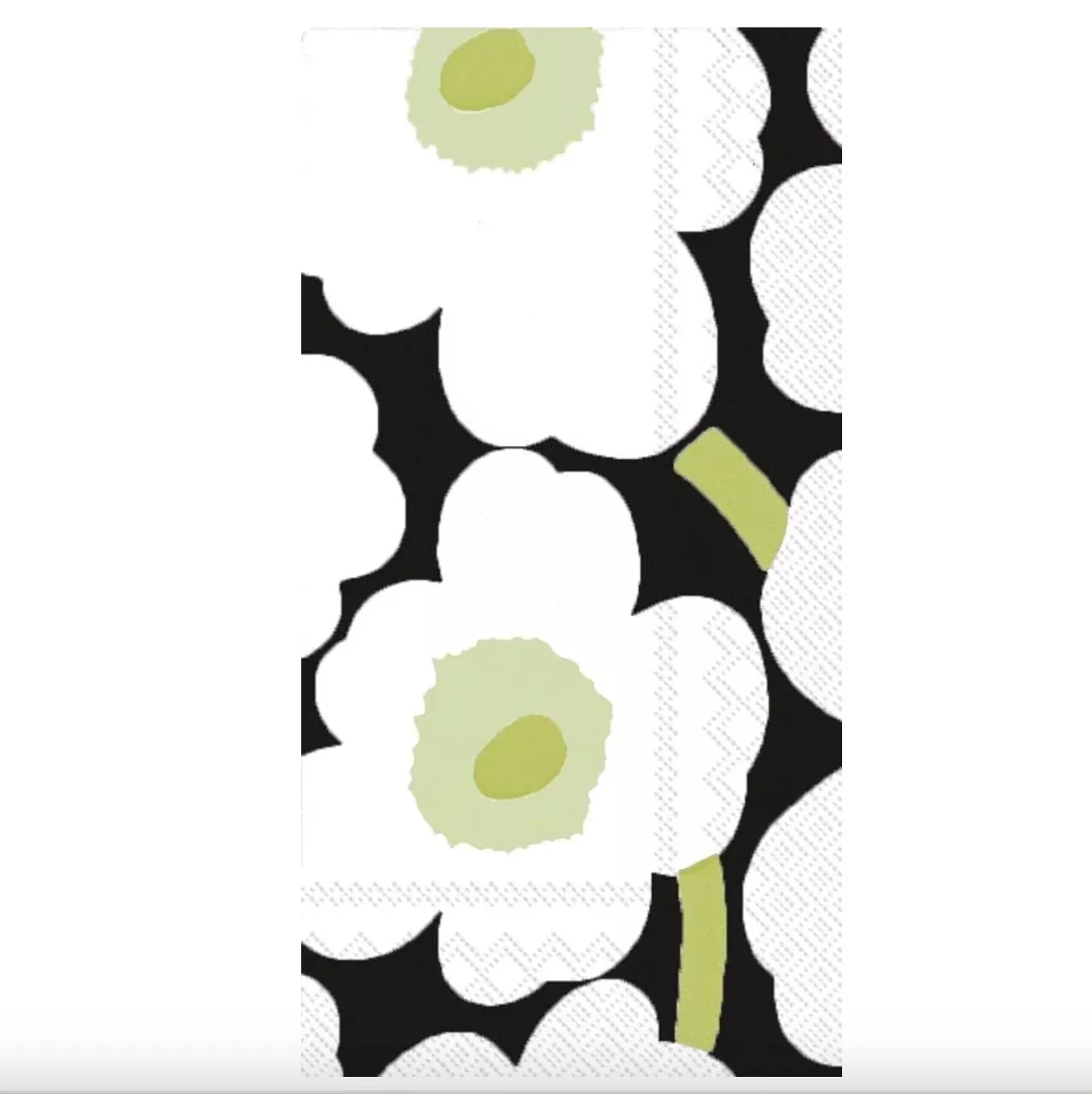 Marimekko Unikko Black Guest Towels - 16pk
