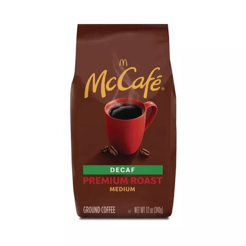McCafe 5000358242 12 oz. Bag Ground Coffee - Premium Roast Decaf