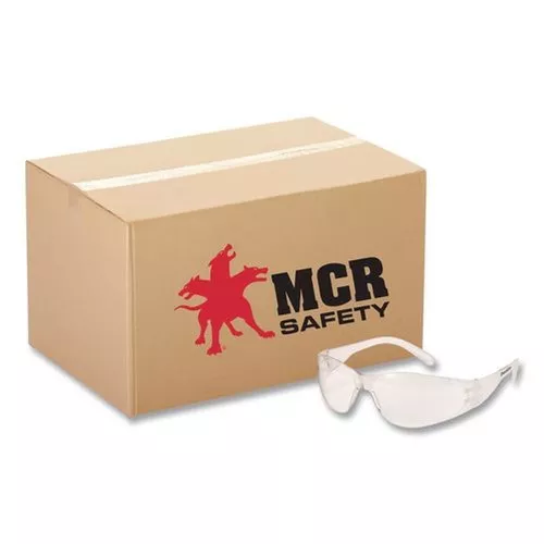 MCR Safety CL010 Checklite Safety Glasses - Clear Frame/Lens (12/Box)