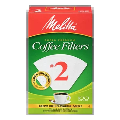 Melitta #2 Coffee Filters – 100 Count