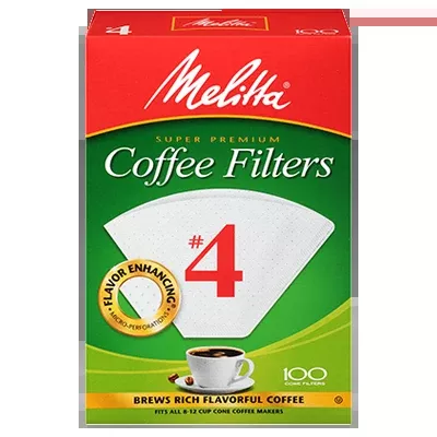 Melitta #4 Coffee Filters – 100 Count