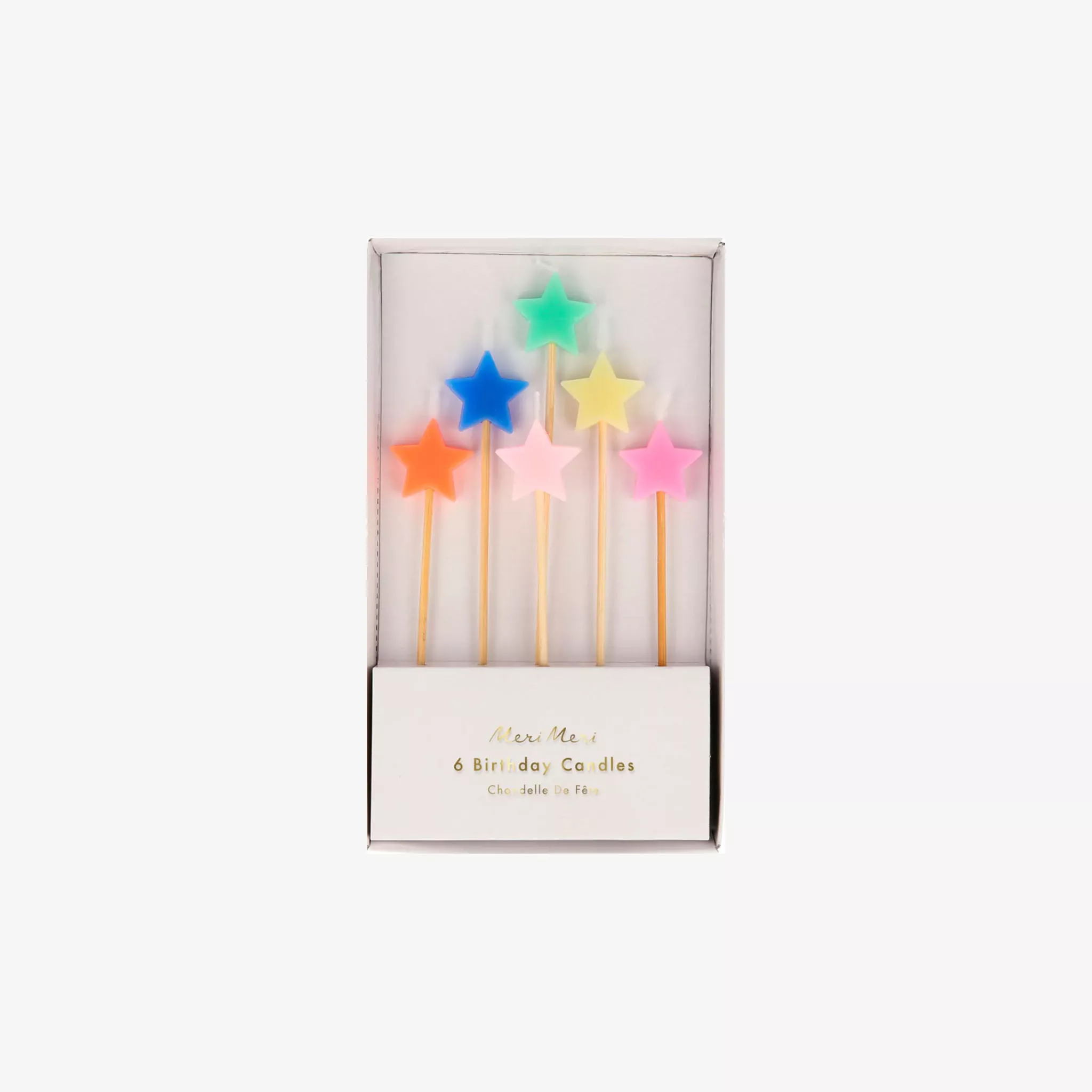 Meri Meri Mixed Star Candles