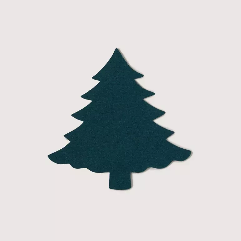 Merino Wool Tree Trivet - Kombu