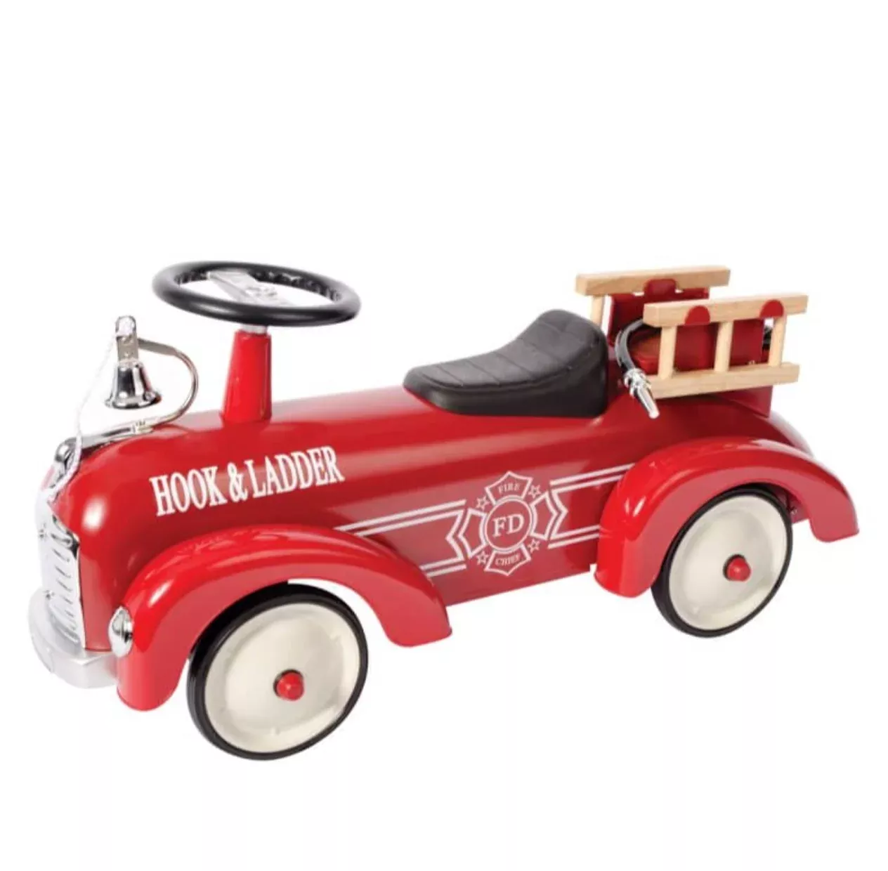 Metal Speedster Firetruck –Ride On Toy