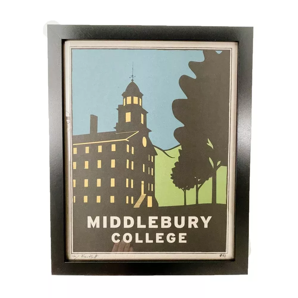 Middlebury College by EJ Bartlett Framed Print