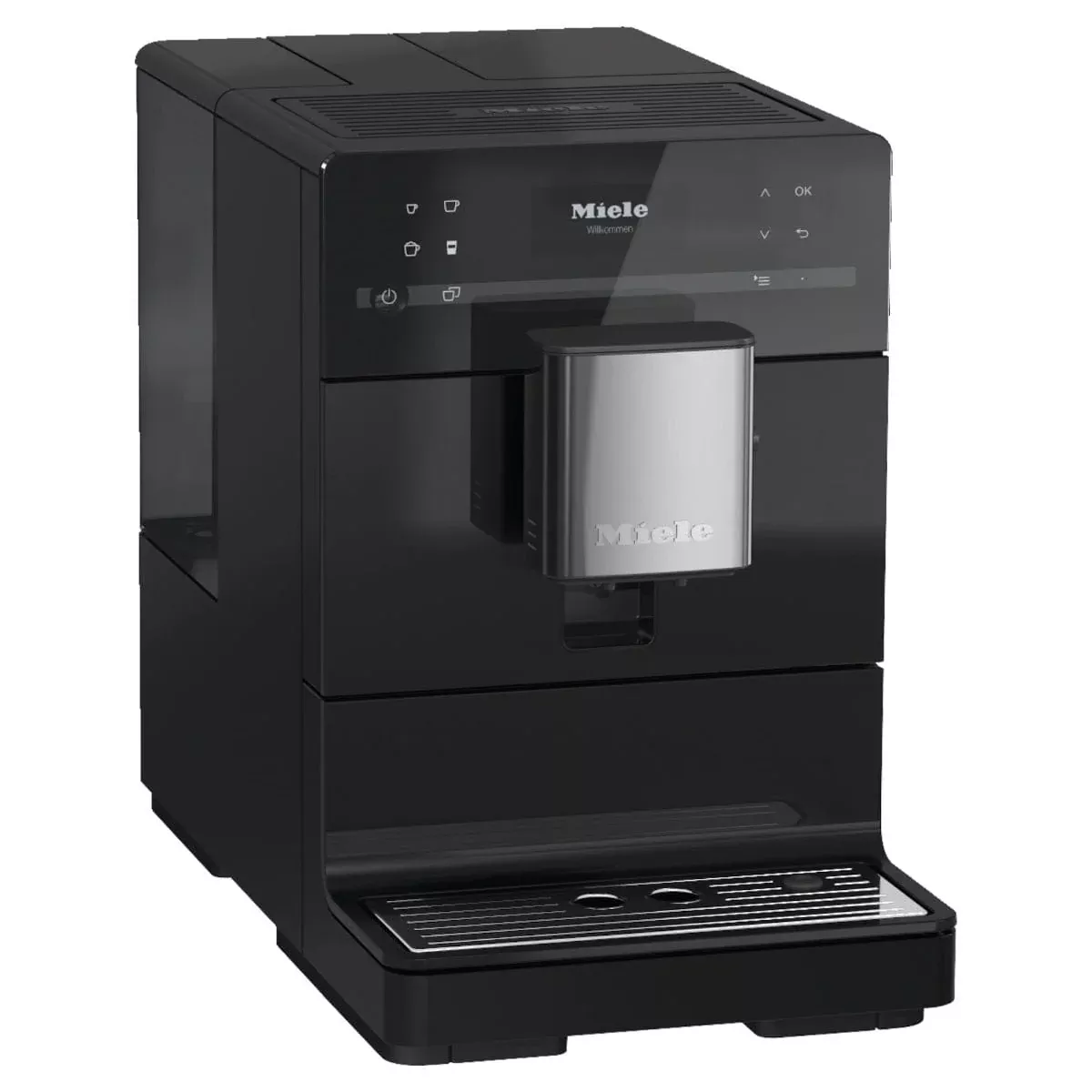 Miele CM 5310 Silence Super Automatic Countertop Coffee & Espresso Machine (Obsidian black)