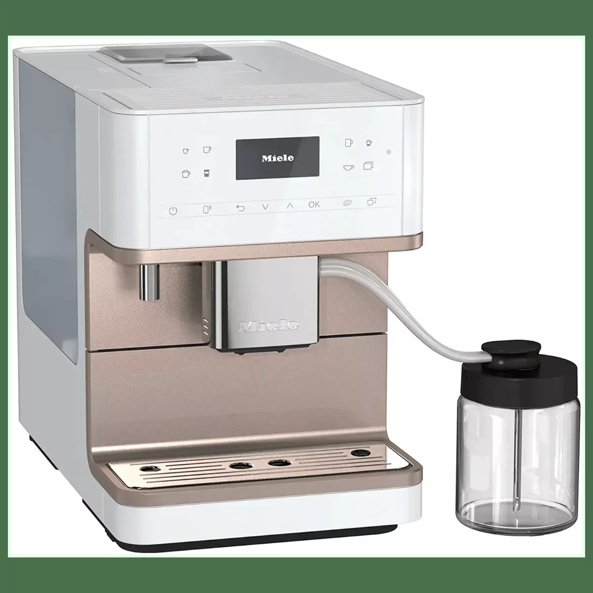 Miele CM 6360 Super Automatic Countertop Coffee & Espresso Machine (Lotus white)