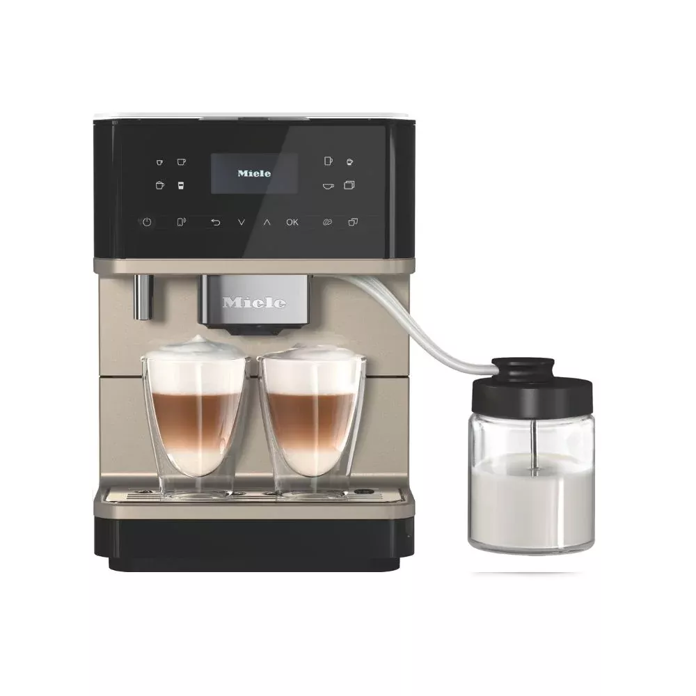 Miele CM6360 Milk Perfection Super Automatic Coffee Machine - Steel Metallic